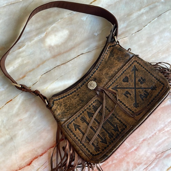 AMERICAN WEST | Cross My Heart leather tote bag - Picture 2 of 14